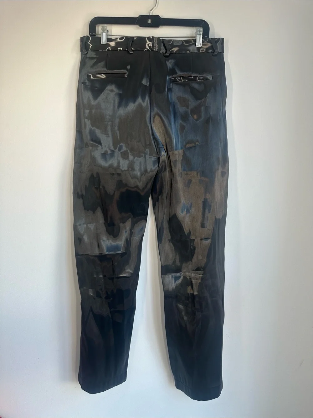 Heliot Emil Reflective Technical Trousers Pants Gray Black Size 50